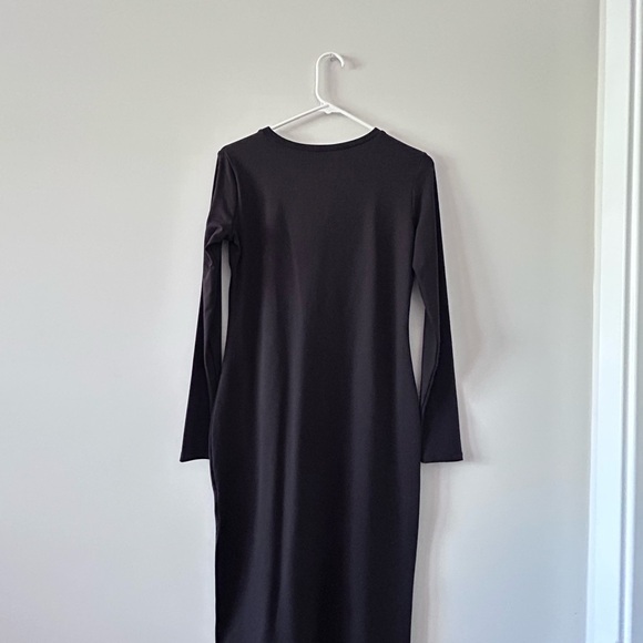 PHILOSOPHY DRESSES • Chocolate Brown Long Sleeve Fitted Dress • Small • - Picture 5 of 6